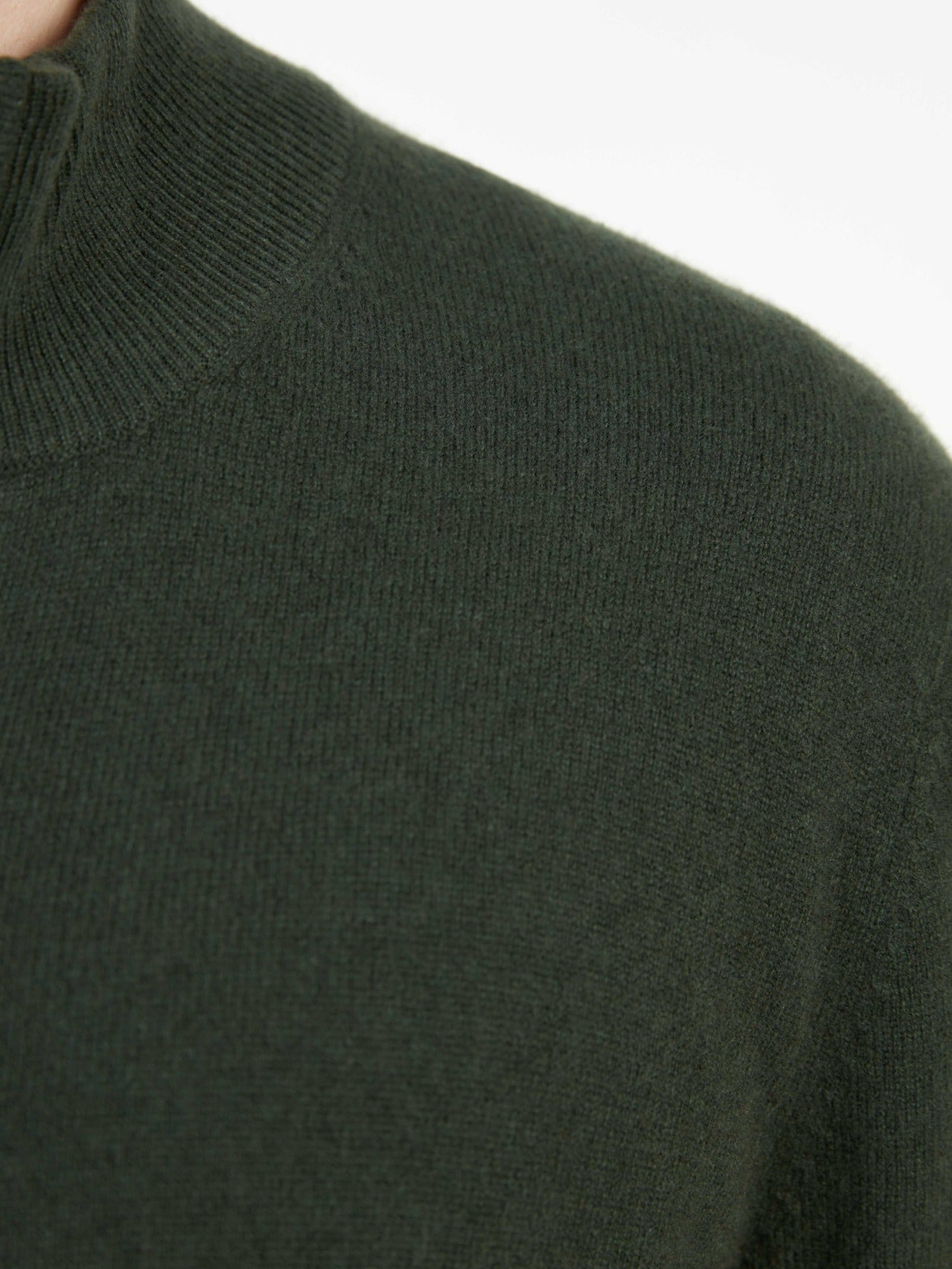 Men's Cashmere Full Zip Stand Collar Cardigan Mountain View - Gobi Cashmere